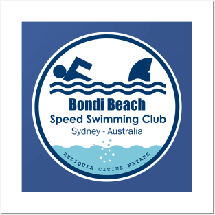 Bondi Beach Speed Swimming Club Posters and Art